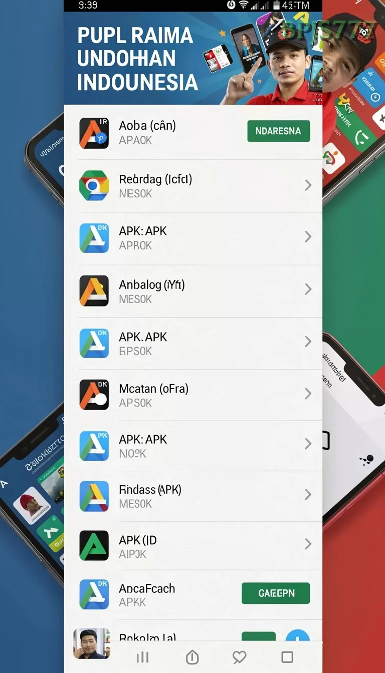 Cuplikan layar YOWESTOGEL — menu navigasi