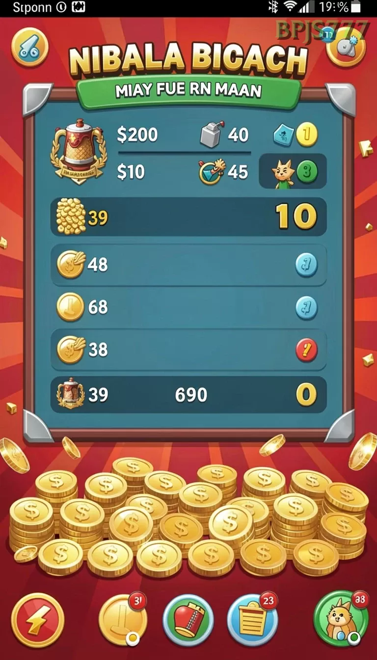 Cuplikan layar BANDARCOLOK — menu navigasi